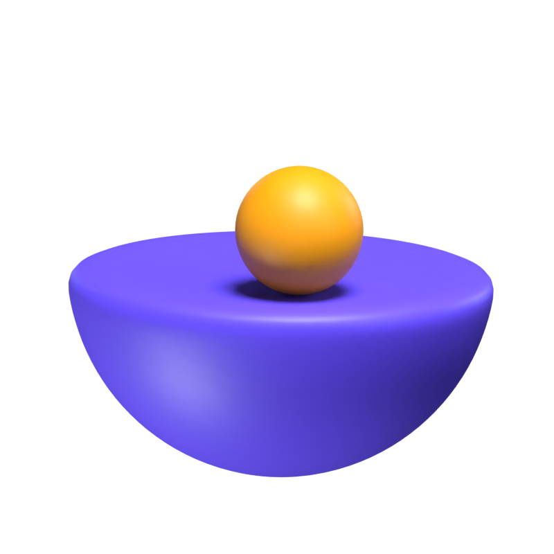 Balancing Loading Animated 3D Icon 3D Graphic