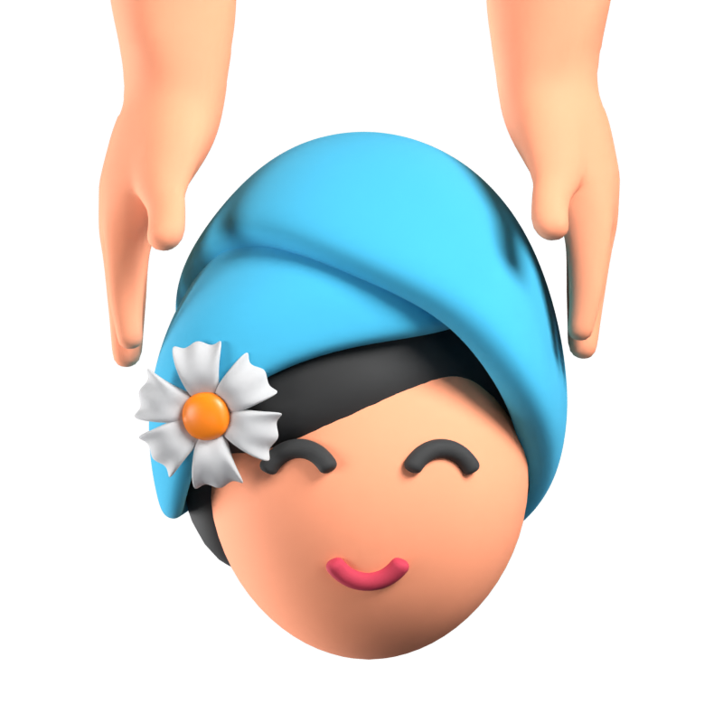 Massage Animiertes 3D-Symbol 3D Graphic