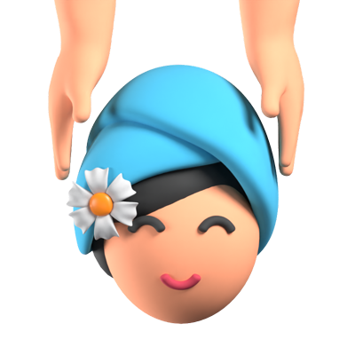 Massage Animated 3D Icon 3D Graphic