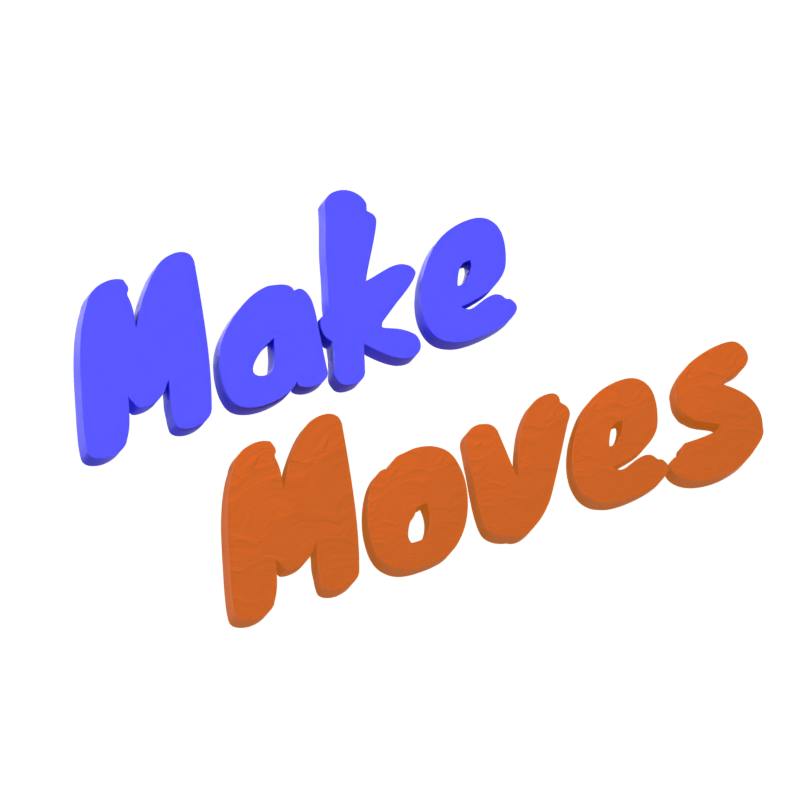 Texto 3D do Make Moves