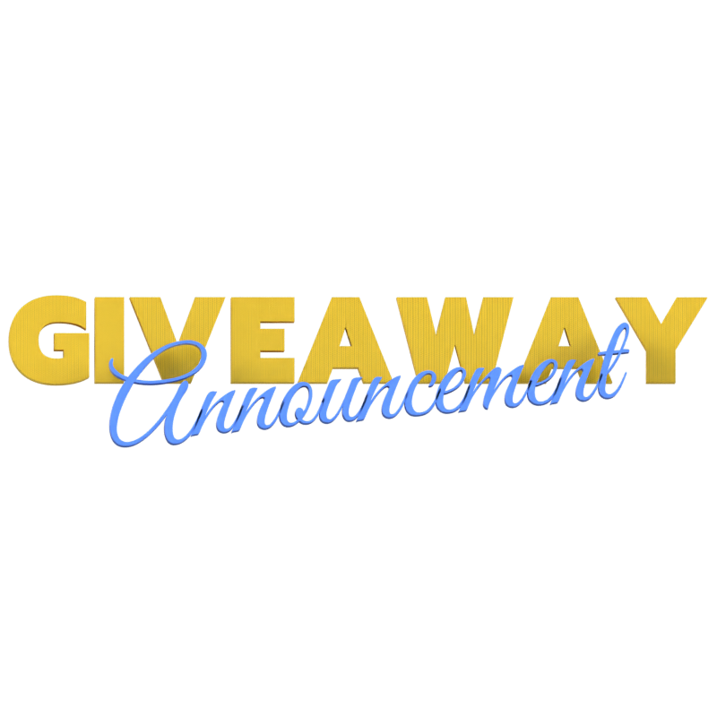 Giveaway Announcement 3D Text