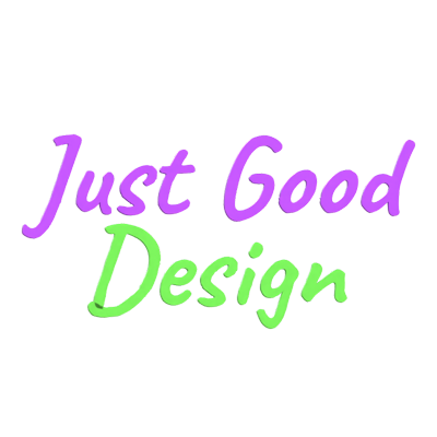 Just Good Design 3D Text 3D Graphic