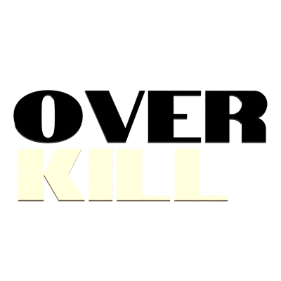 Over Kill 3D Text 3D Graphic