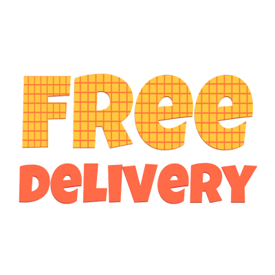 Free Delivery 3D Text 3D Graphic