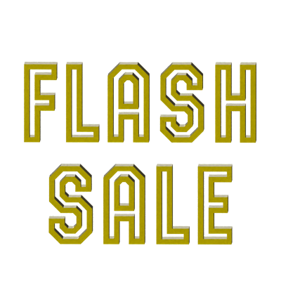 flash sale 3d text 3D Graphic