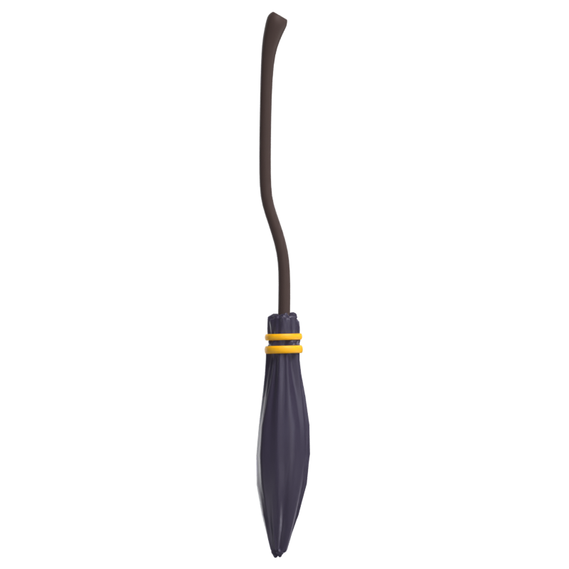 Witch Broom 3D Model 3D Graphic