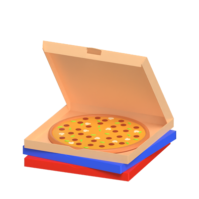 pizza-lieferung 3d modell 3D Graphic