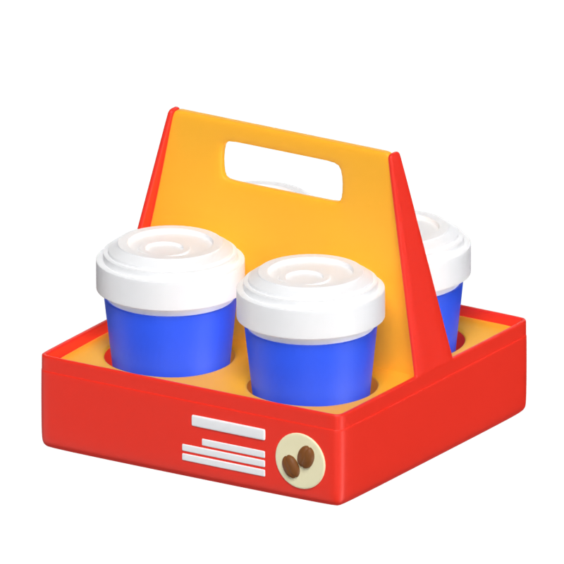 Kaffee zum Mitnehmen 3D Modell 3D Graphic