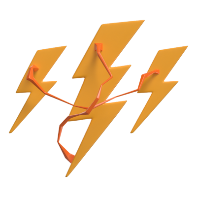 Lightning 3D Model 3D Graphic