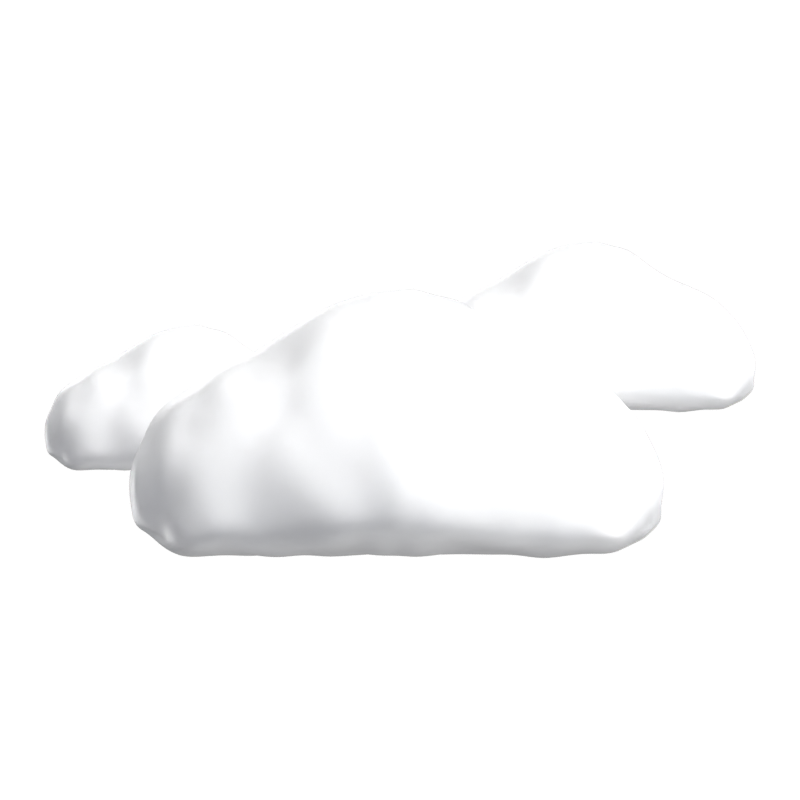 Cloudy 3D Model 3D Graphic