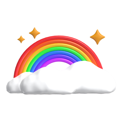 regenbogen 3d modell 3D Graphic