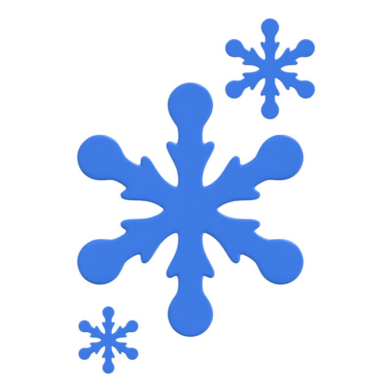 Snowflake 3D Model 3D Graphic