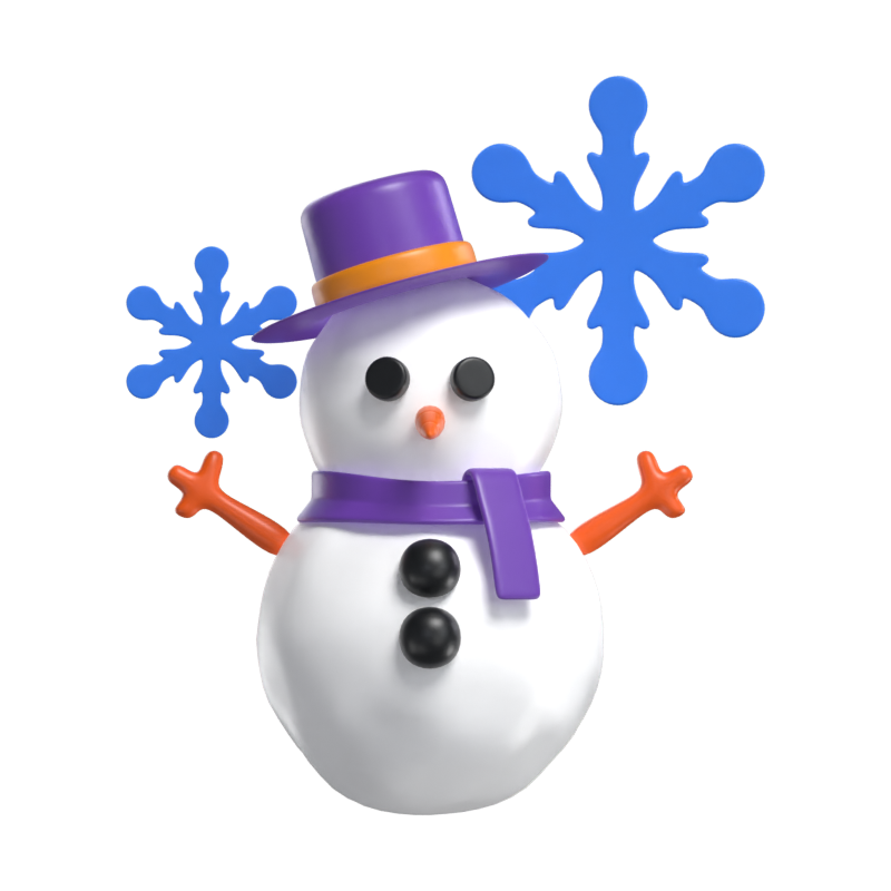 Snowman 3D Model