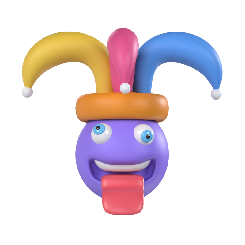 Weird Emoji 3D Model 3D Graphic