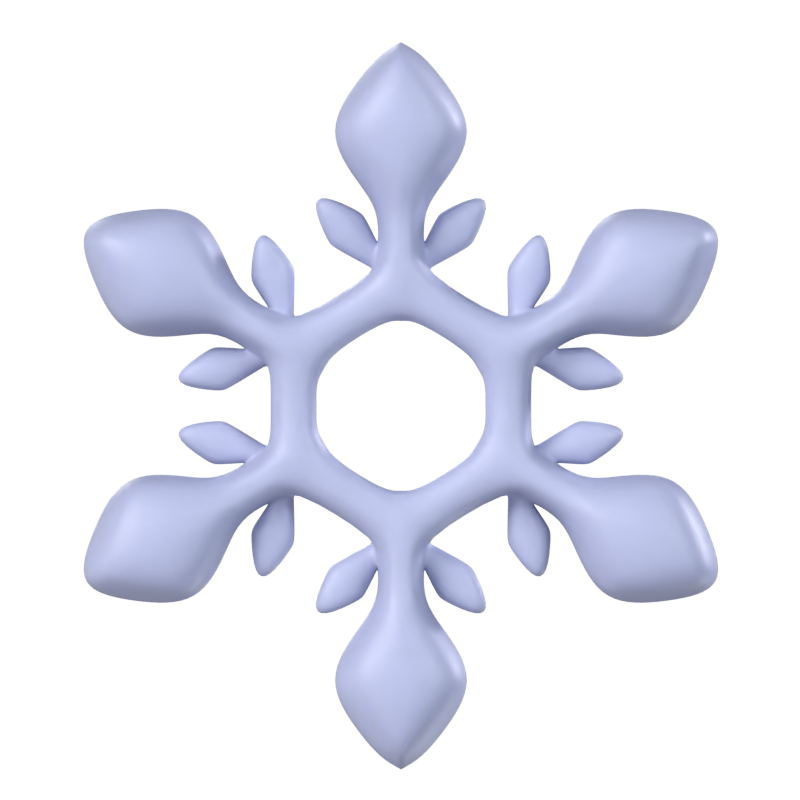 Snowflake 3D Model 3D Graphic