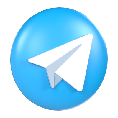 Telegram 3D Model 3D Graphic