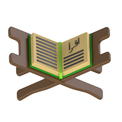 Al Quran Book Read 3D Model 3D Graphic