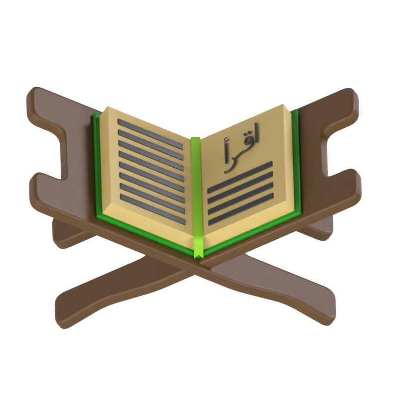 Al Quran Book Read 3D Model 3D Graphic