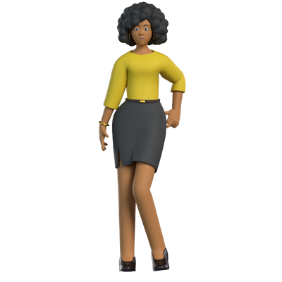 Emily Consultant 3D Character 3D Graphic