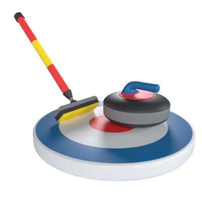 modelo 3d de curling 3D Graphic