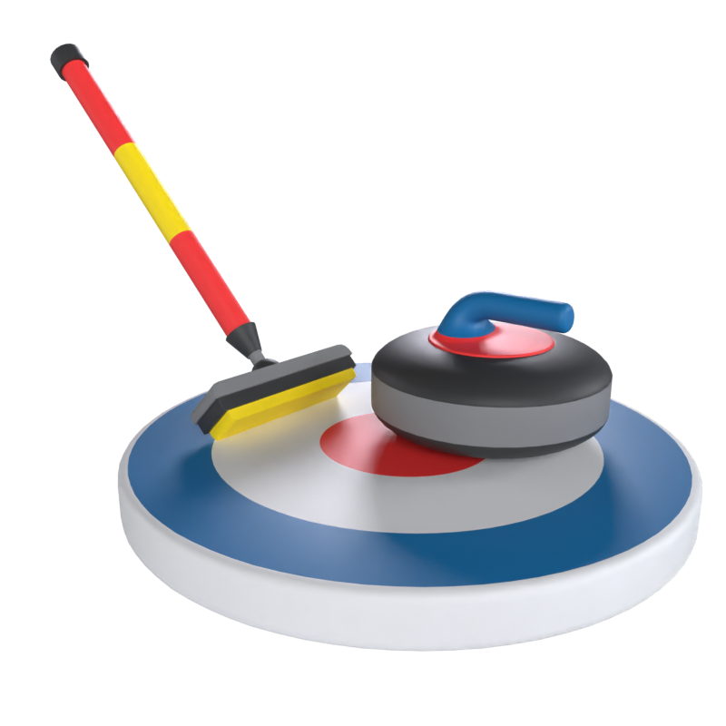 Modelo 3D de Curling