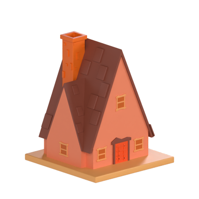 Chalet 3D Model 3D Graphic