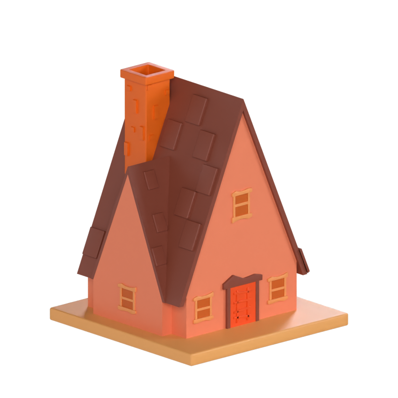 Chalet 3D Model 3D Graphic