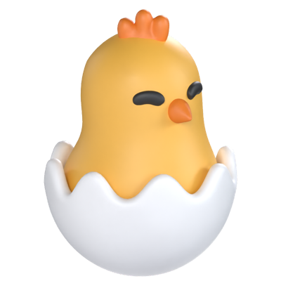 Chick 3D Model 3D Graphic