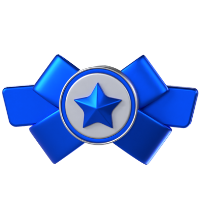 Ribbon Stars 3D Model 3D Graphic