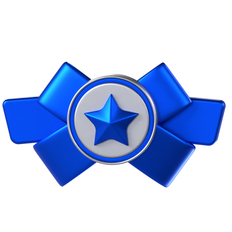 Ribbon Stars 3D Model 3D Graphic