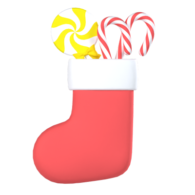 weihnachten socken 3d modell 3D Graphic