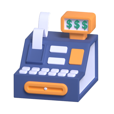 Cashier Machine 3D Model 3D Graphic