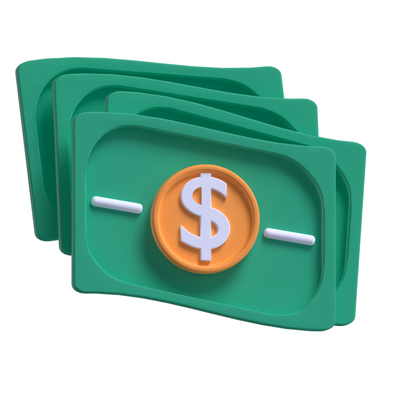 Geld 3D Modell 3D Graphic