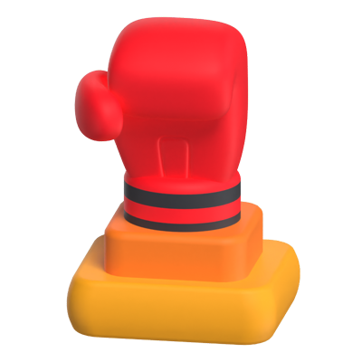 Boxing Trophy 3D Model 3D Graphic