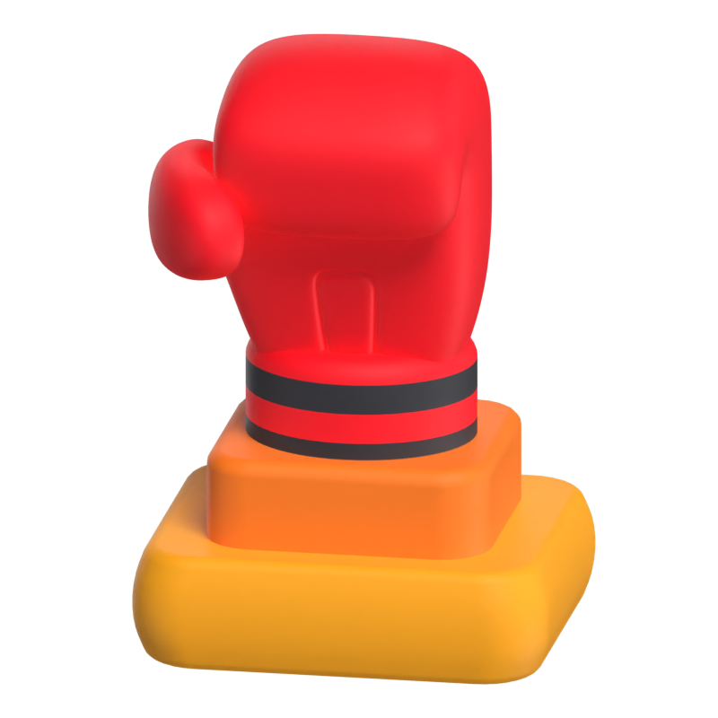 Boxing Trophy 3D Model 3D Graphic