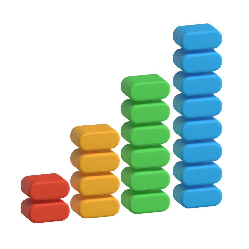 Bar Chart 3D Model