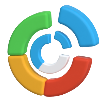 donut chart modelo 3d 3D Graphic