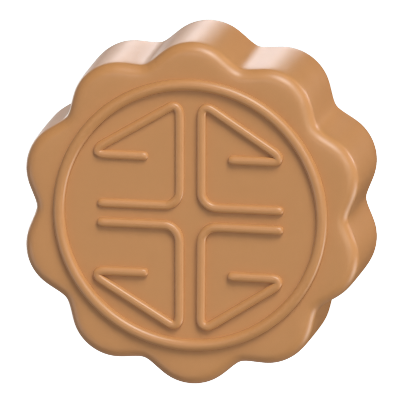 Moon Cake 3D Model