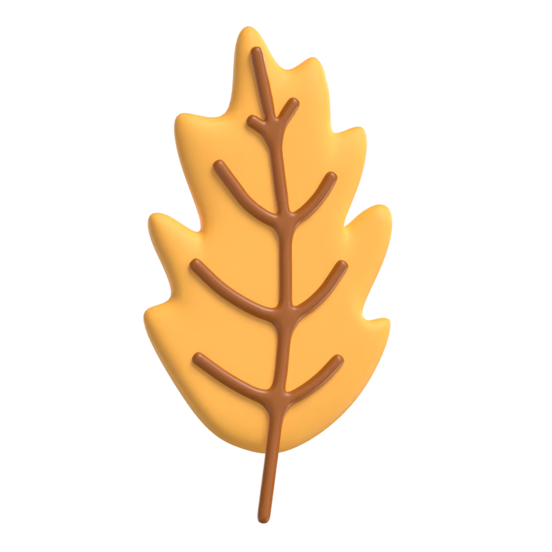 Oak Leaf 3D Model 3D Graphic