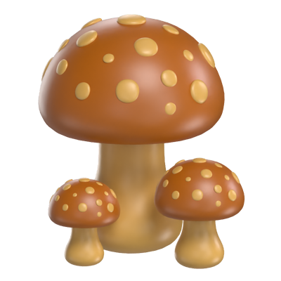 Pilz 3D Modell 3D Graphic