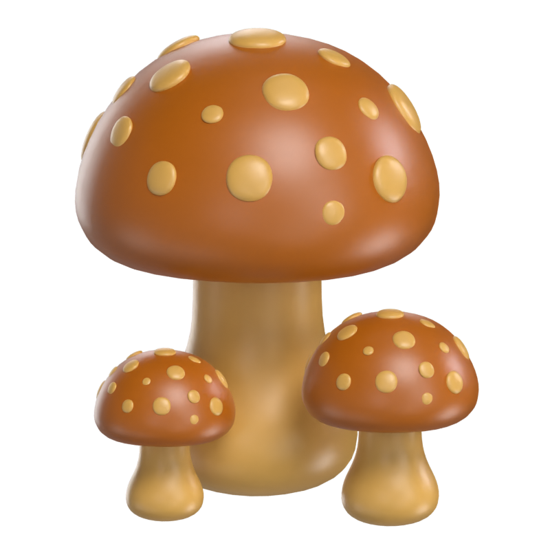 Pilz 3D Modell 3D Graphic