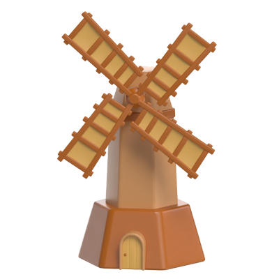 Windmill 3D Model 3D Graphic