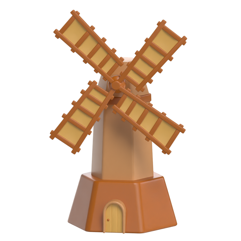 Windmill 3D Model 3D Graphic