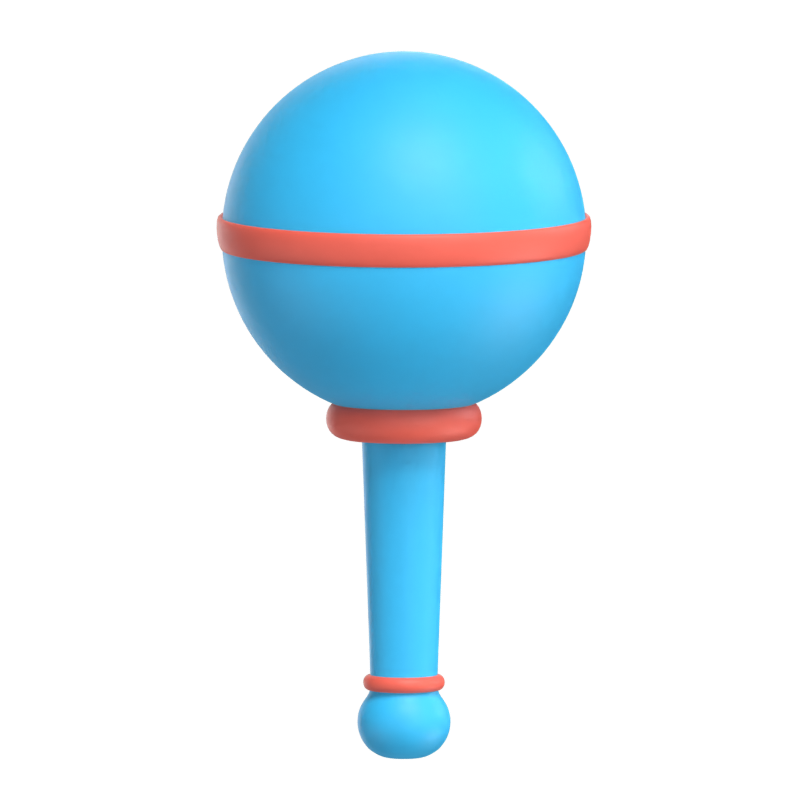 Baby Rattle 3D Model