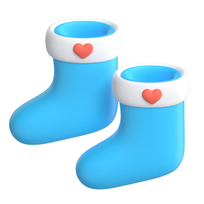 baby socken 3d modell 3D Graphic