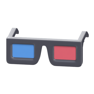 3d-brille 3d modell 3D Graphic