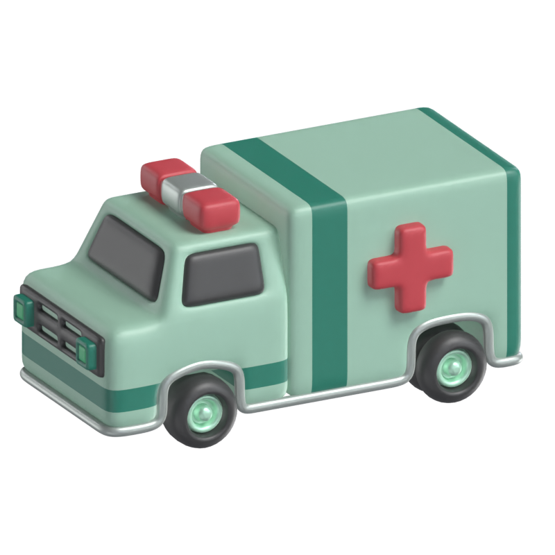 Krankenwagen 3D Modell 3D Graphic