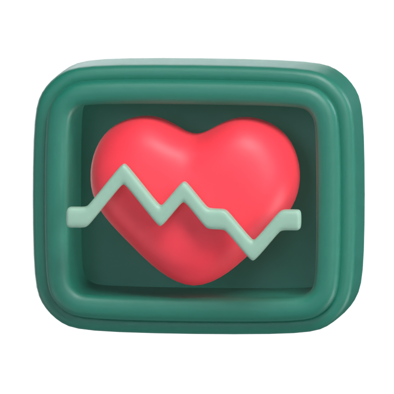 Electrocardiogram  3D Model 3D Graphic