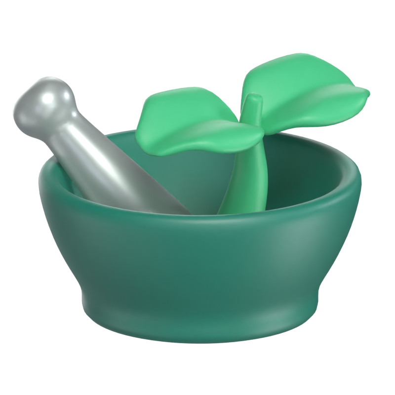 Herbal Bowl 3D Model 3D Graphic