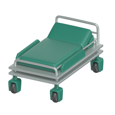 Hospital Bed 3D Model 3D Graphic